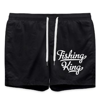 Angling - Swim Trunks - black - Front - AI Model Male 185 light (185cm)