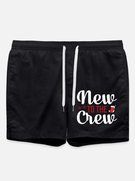 New in Team Christmas - Swim Trunks - black