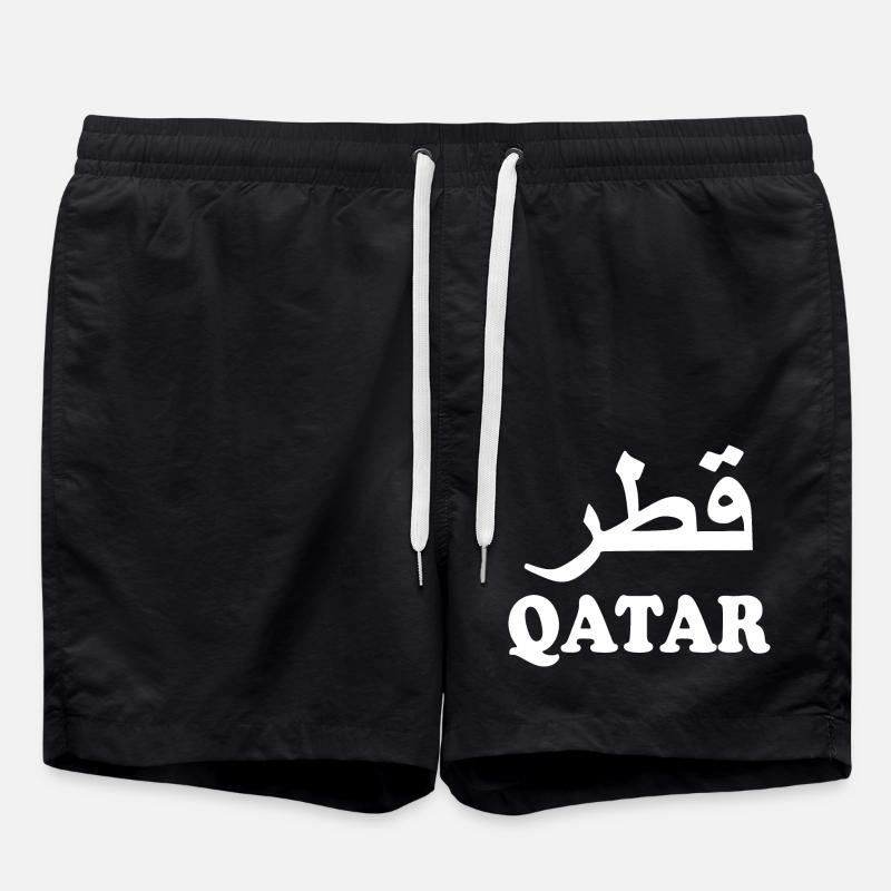 Qatar - Short de bain - noir