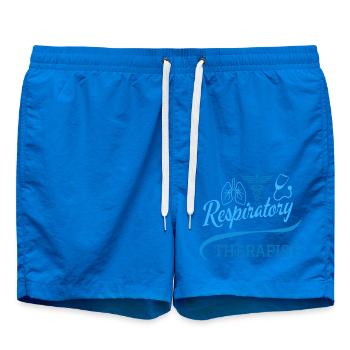 Inhalothérapeute Bleu Médecine Symboles - Short de bain - cobalt blue - Devant