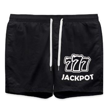 777 - Short de bain - noir - Devant - AI Model Male 185 light (185cm)