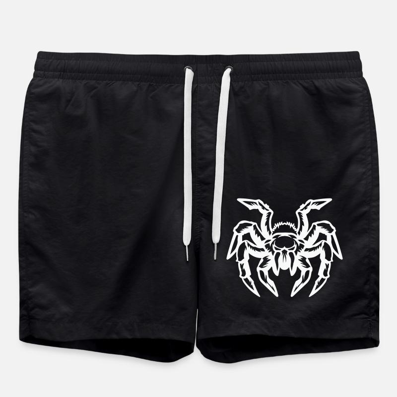 spinne - Badeshorts - Schwarz
