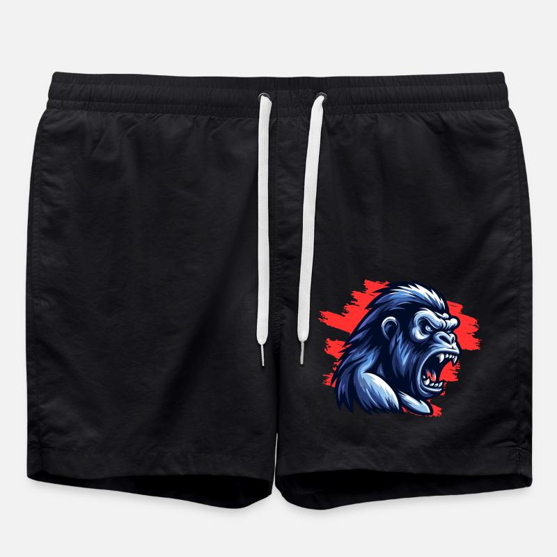 Gorille fou - Short de bain - noir
