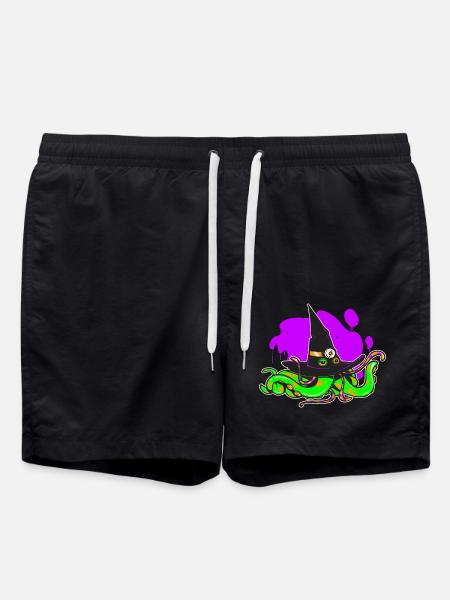 The Halloween Hat - Swim Trunks - black
