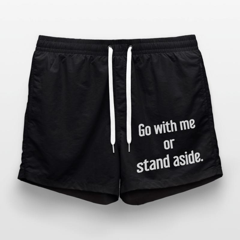 Geh mit oder beiseite Badeshorts