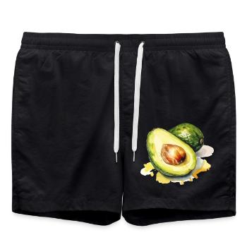 Avocat 2 - Short de bain - noir - Devant - AI Model Male 185 light (185cm)