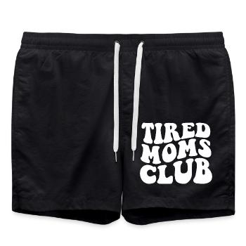 Club des mamans fatiguées - Short de bain - noir - Devant - AI Model Male 185 light (185cm)
