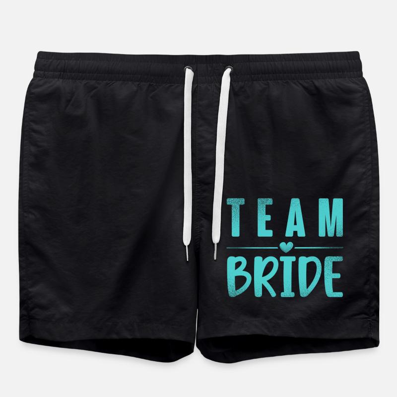 Team Bride - Swim Trunks - black