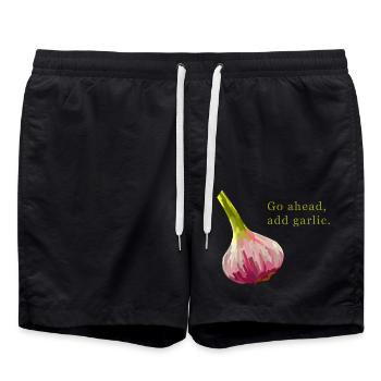 Allez-y, ajoutez de l’ail - Short de bain - noir - Devant - AI Model Male 185 light (185cm)