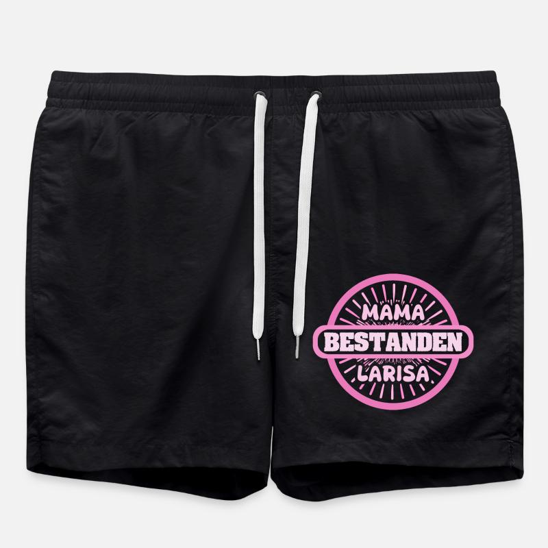 First name Larisa - Swim Trunks - black