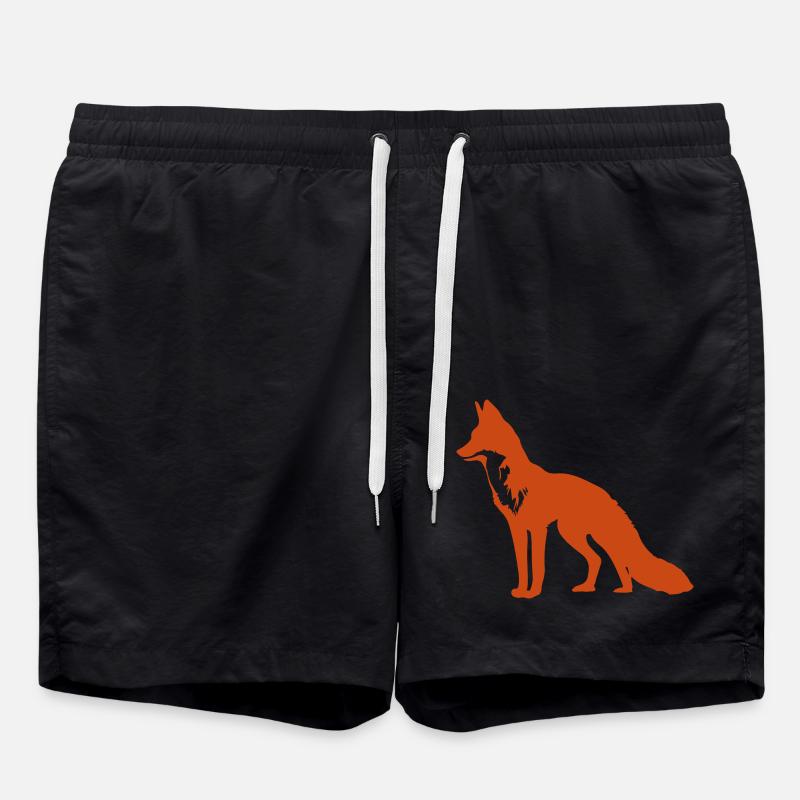 fox - Swim Trunks - black