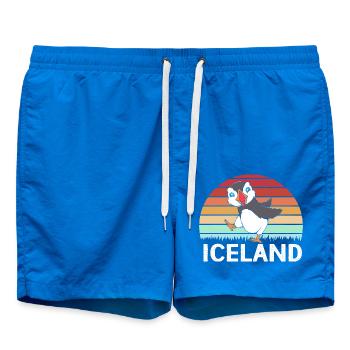 Papageientaucher Puffin - Badeshorts - Cobalt blue - Vorne