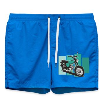 S51 (türkis) // Illustration - Badeshorts - Cobalt blue - Vorne