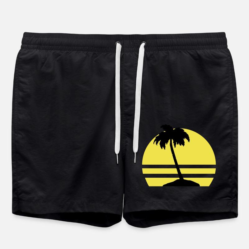 Île Palm - Short de bain - noir