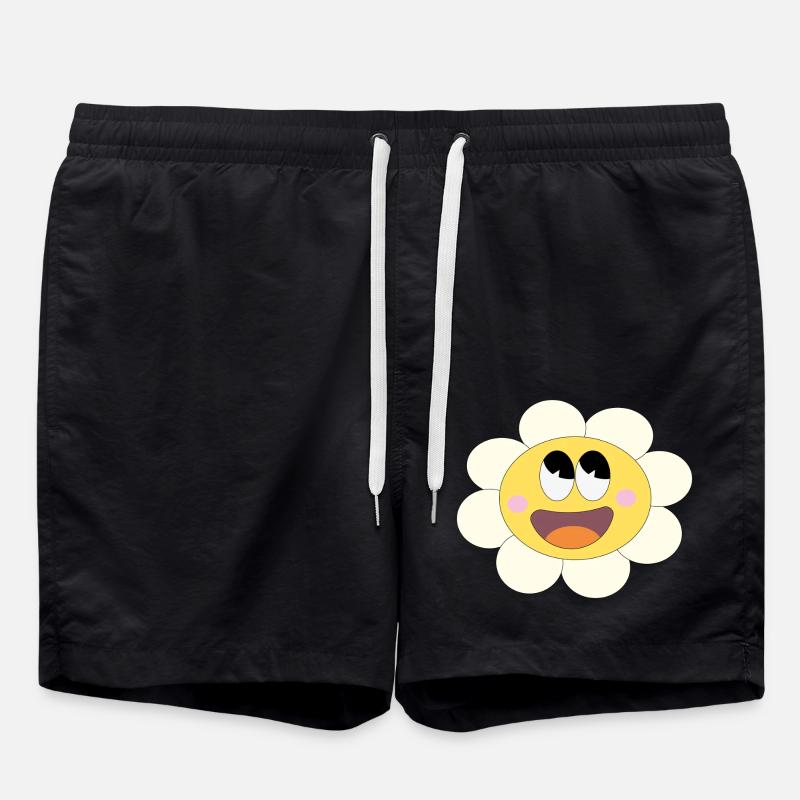 Pretty little flower! - Swim Trunks - black