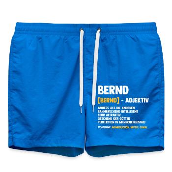 Bernd - Short de bain - cobalt blue - Devant
