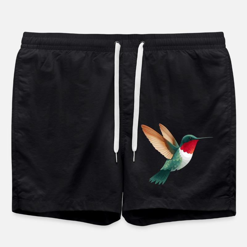 Kolibri - Badeshorts - Schwarz