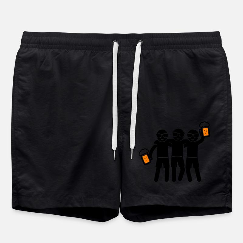Party Team Beer Group - Short de bain - noir