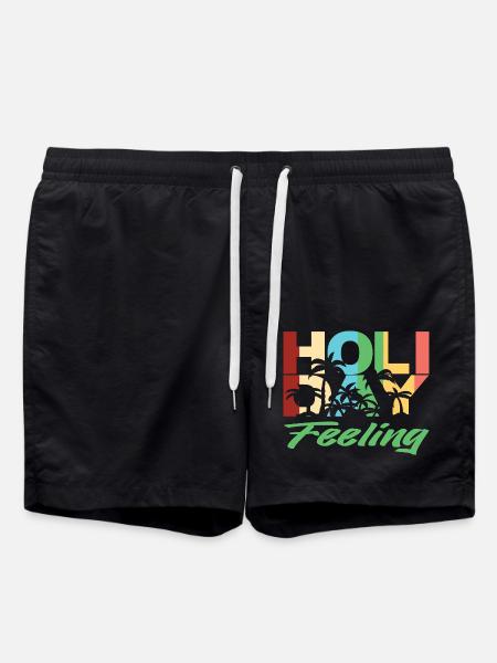 Holiday Feeling - Badeshorts - Schwarz