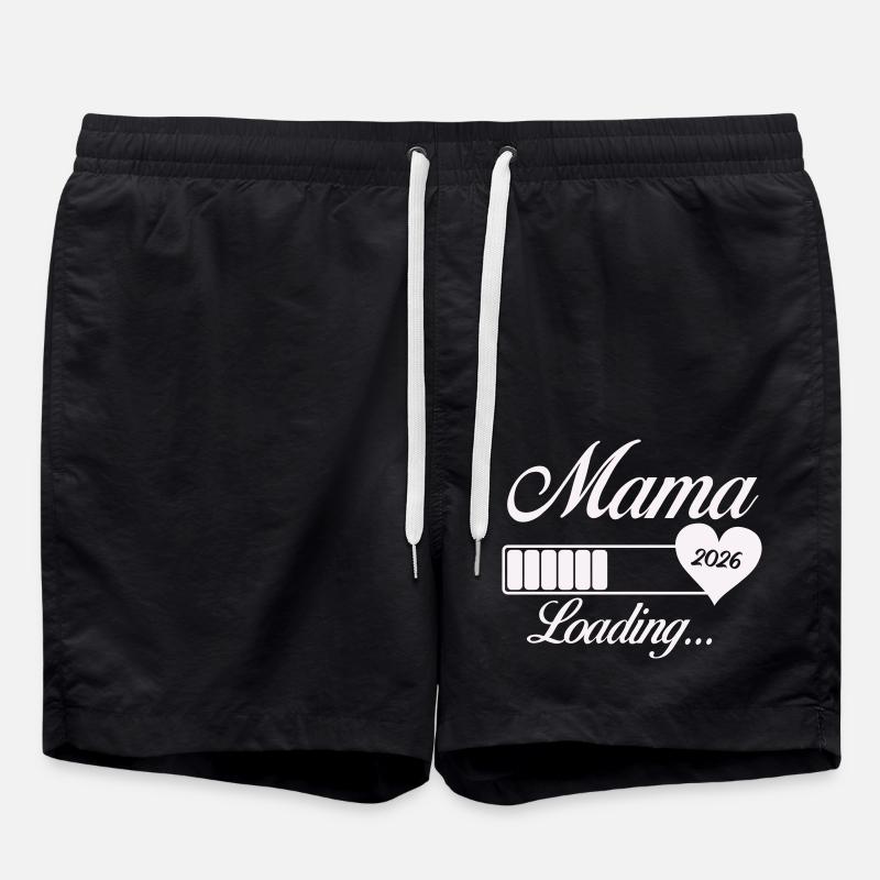 mama loading 2026 - Badeshorts - Schwarz