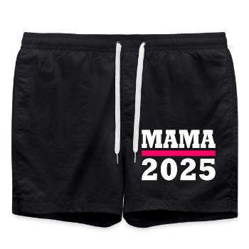 Mama 2025 - Short de bain - noir - Devant - AI Model Male 185 light (185cm)