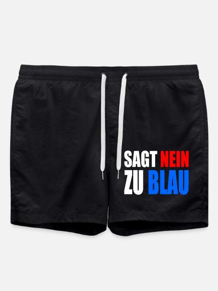 Say no to blue - Swim Trunks - black