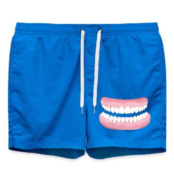 bright teeth with sparkling clean teeth - Swim Trunks - cobalt blue - Front