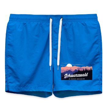 Schwarzwald - im Herzen Badisch - Badeshorts - Cobalt blue - Vorne