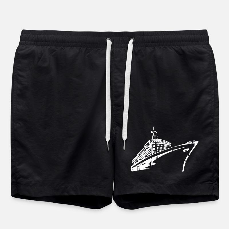 Cruise Ship Cruise Ship Luxury - Swim Trunks - black