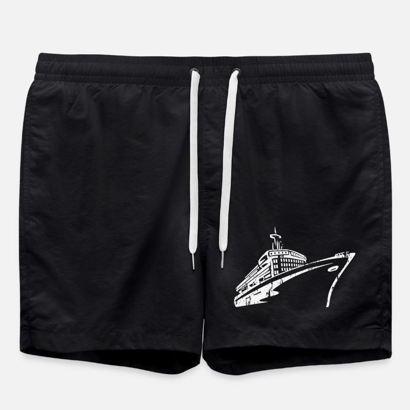 Cruise Ship Cruise Ship Luxury - Swim Trunks - black