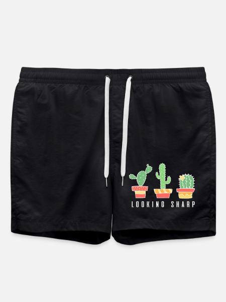 Cactus pointu - Short de bain - noir