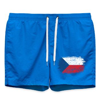 Coup de pinceau Drapeau tchèque - Short de bain - cobalt blue - Devant