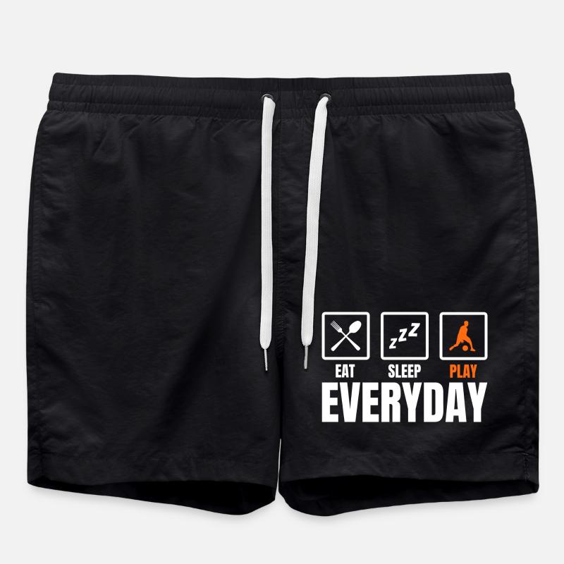 Basketball player routine - Swim Trunks - black