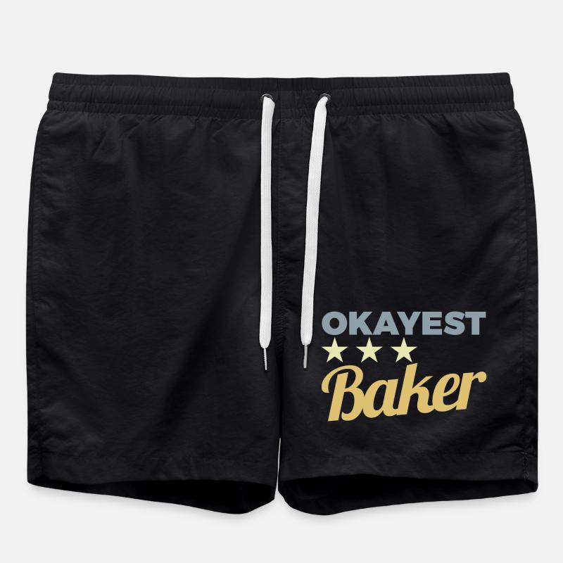 Average baker - Swim Trunks - black