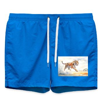 Tiger en action - Short de bain - cobalt blue - Devant