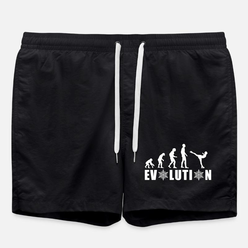 EVOLUTION PATINAGE ARTISTIQUE HIVER NEIGE - Short de bain - noir