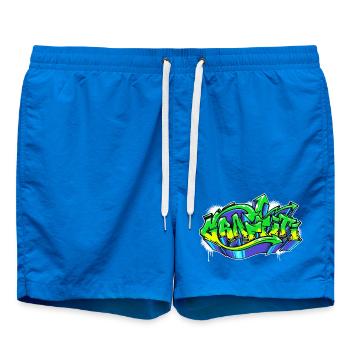 Kunst Strassenkunst Wildstyle Graffiti Zeichnen - Badeshorts - Cobalt blue - Vorne