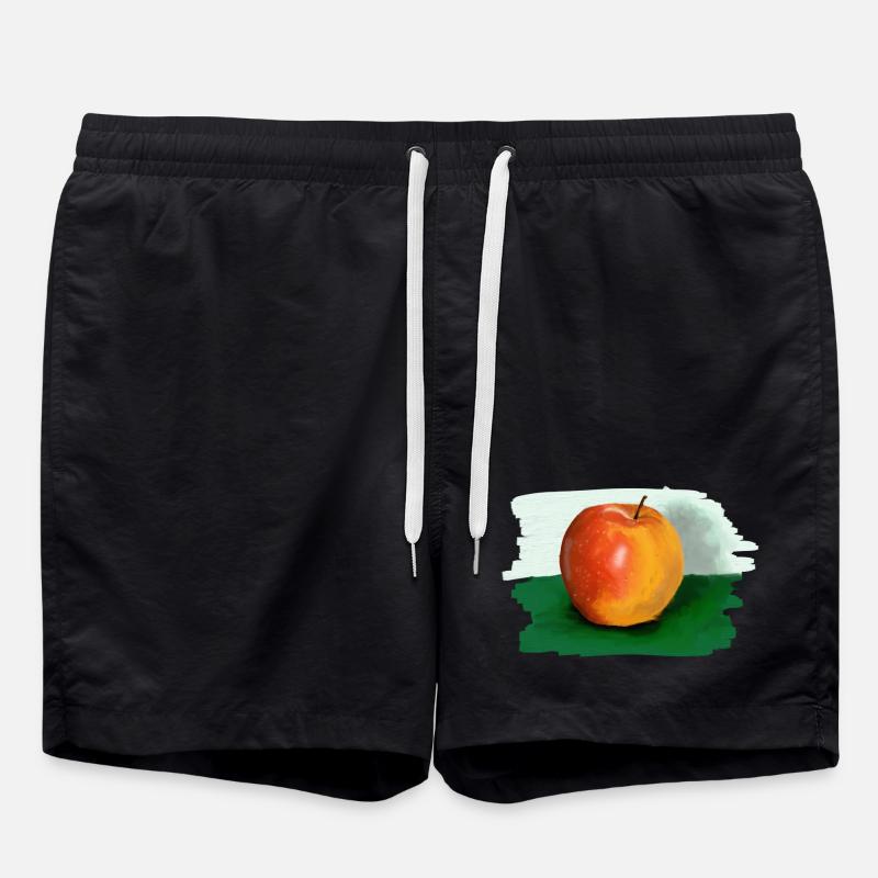 apple - Swim Trunks - black
