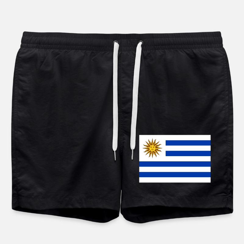 Uruguay - Badeshorts - Schwarz