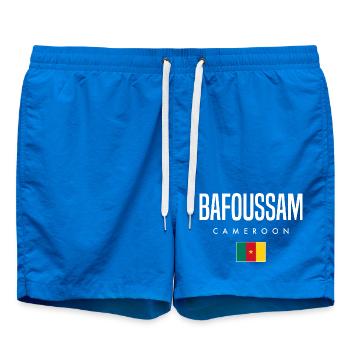 Bafoussam Cameroon Cameroonian - Swim Trunks - cobalt blue - Front
