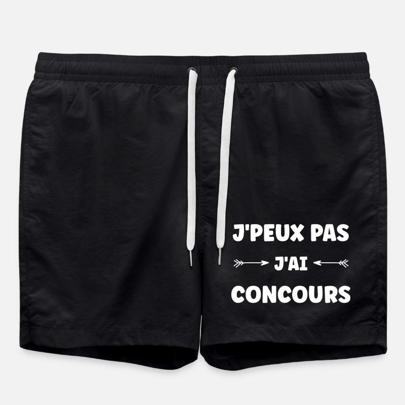 J'peux pas j'ai concours - Short de bain - noir