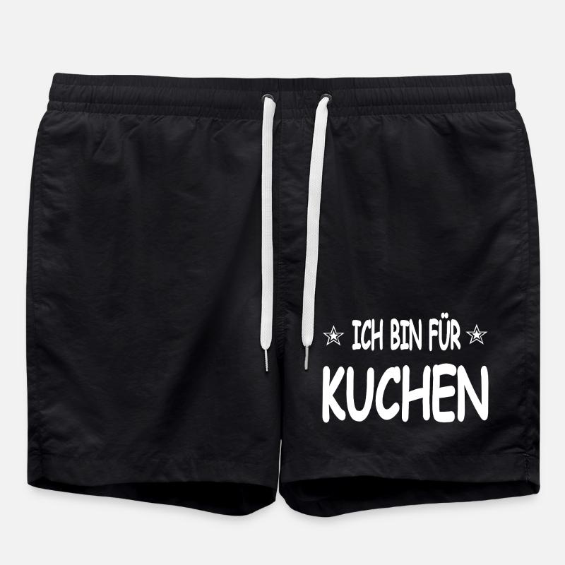 Kuchen - Badeshorts - Schwarz