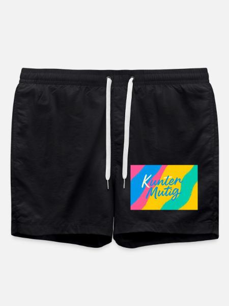 Kunter Mutig Farbrausch - Short de bain - noir