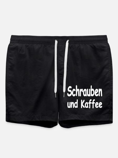 screw - Swim Trunks - black
