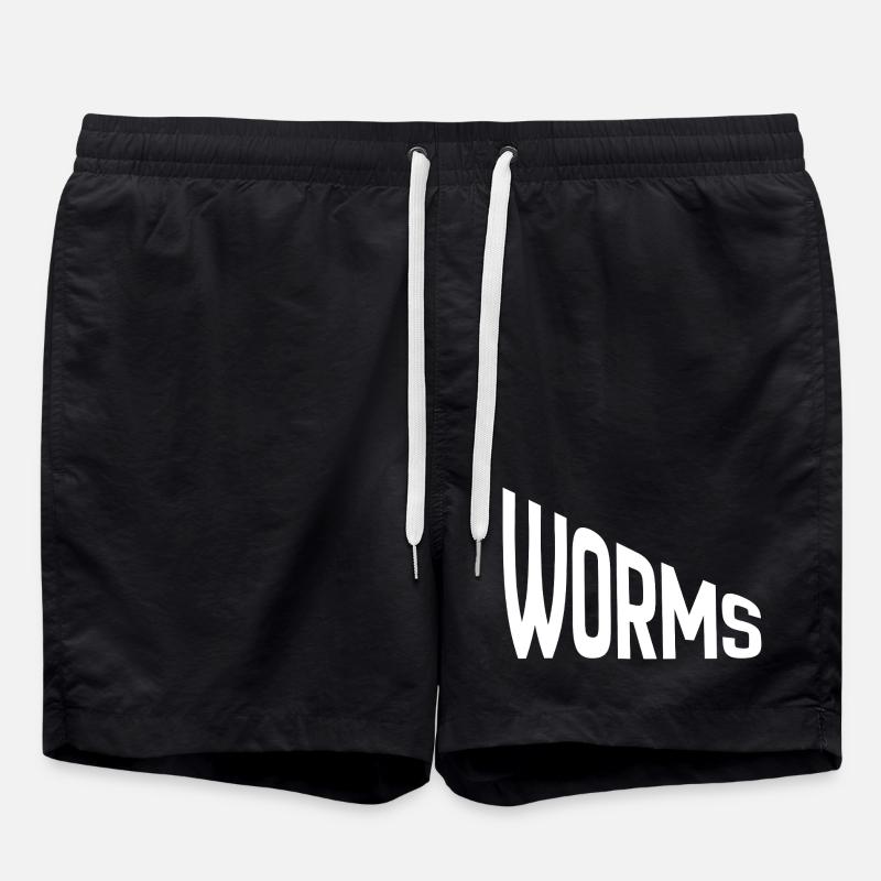 Vers - Short de bain - noir