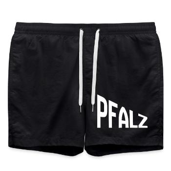 Pfalz - Badeshorts - Schwarz - Vorne - AI Model Male 185 light (185cm)