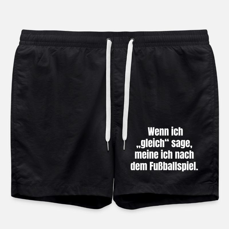 Après le match : si je dis tout de suite - Short de bain - noir