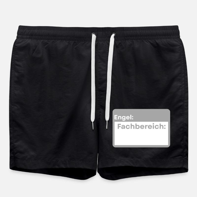 Please upload design - Swim Trunks - black