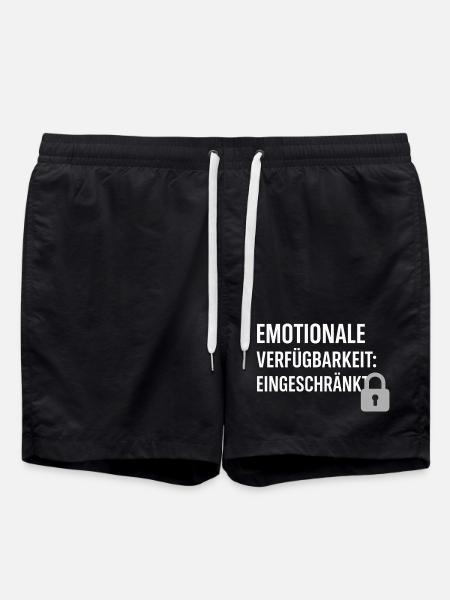 Limited emotional availability - Swim Trunks - black