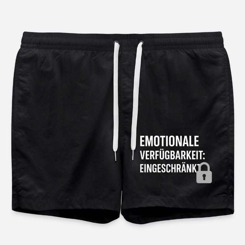 Disponibilité émotionnelle limitée - Short de bain - noir